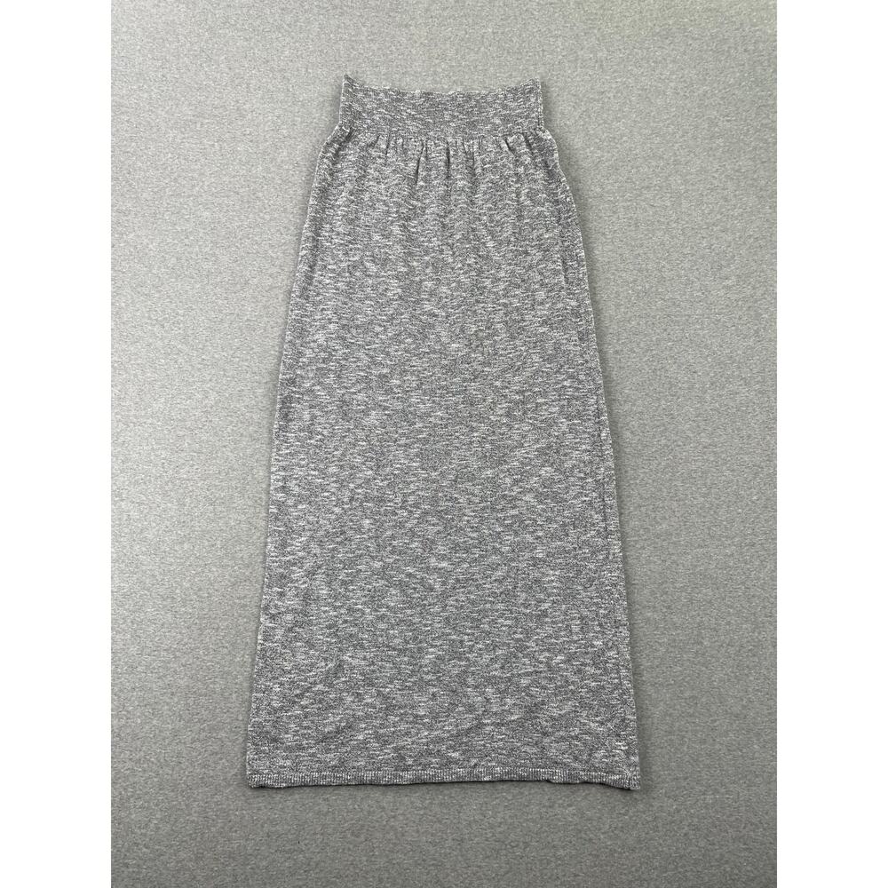 NWOT Free People Free-est Isabella Sweater Maxi Skirt Size XS Gray Linen Cotton - Picture 3 of 12